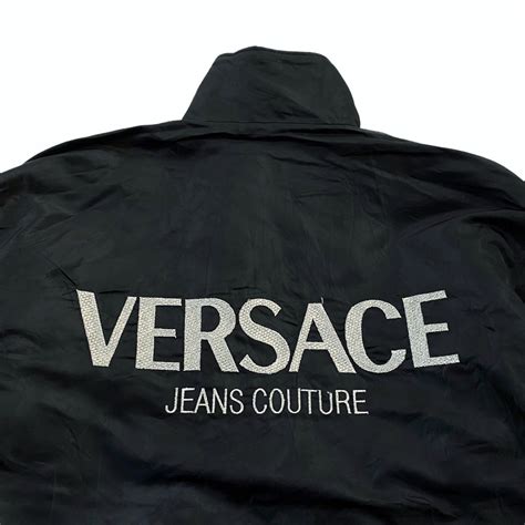 versace fleece|versace denim jacket.